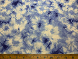 Blue Tie Dye - Kokka Japan Cotton Poplin Fabric