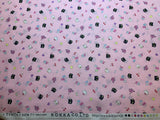 Kittens on Pink Petite Design - Kokka Japan Cotton Sheeting Fabric