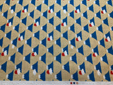 Volcano - Fuku- Cosmo Japan Cotton Dobby Fabric