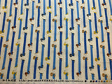 Hide-and-Seek Dachshund Dogs - Kokka Japan Cotton Double Gauze Fabric