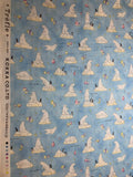 Polar Bears Cool Animals - Kokka Japan Cotton Double Gauze Fabric