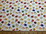 Yaoyorozu Asian Inspired Masks - Cosmo Japan Cotton Sheeting Fabric
