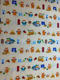 Shiba Inu Dogs - Beer & Hot Spring - Cosmo Japan Cotton Sheeting Fabric