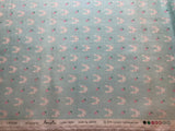 Bunnies on Blue - Creator's Room Japan Cotton Double Gauze Fabric