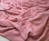 Pink Peach - Hand Dyed Silk Velvet