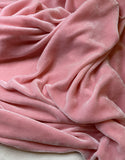 Pink Peach - Hand Dyed Silk Velvet
