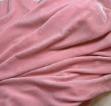 Pink Peach - Hand Dyed Silk Velvet