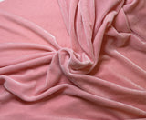 Pink Peach - Hand Dyed Silk Velvet