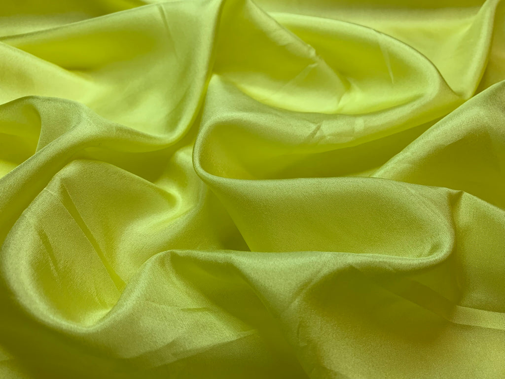Lemon Yellow - 8mm Silk Habotai