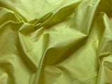 Lemon Yellow 100% Silk Thai Silk Tissue Taffeta Fabric