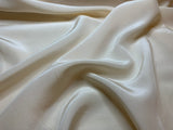 Cream - 16mm Silk Crepe de Chine Fabric