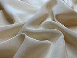 Cream - 16mm Silk Crepe de Chine Fabric