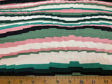 Southwest Aztec Step Stripe - Silk Charmeuse