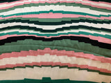 Southwest Aztec Step Stripe - Silk Charmeuse