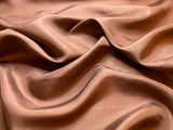 Coffee Brown China Silk HABOTAI Fabric 15mm weight