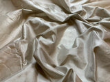 Silver Taupe Gray 100% Silk Thai Silk Tissue Taffeta Fabric