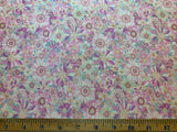 Pink Floral - Yoihana - Cosmo Cotton Broadcloth Fabric