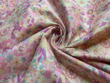 Pink Floral - Yoihana - Cosmo Cotton Broadcloth Fabric