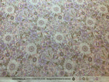Peach & Lavender Floral - Yoihana - Cosmo Cotton Broadcloth Fabric