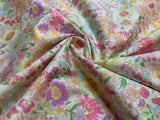 Pink, Lilac & Orange Floral - Yoihana - Cosmo Cotton Broadcloth Fabric