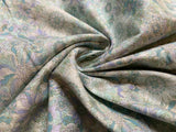 Mint & Lavender Floral - Yoihana - Cosmo Cotton Broadcloth Fabric