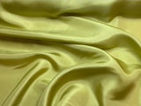 Golden Olive Green China Silk HABOTAI Fabric 15mm weight