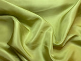 Golden Olive Green China Silk HABOTAI Fabric 15mm weight