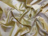 Iridescent Gold 100% Silk Thai Silk Tissue Taffeta Fabric