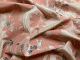 Hand Painted Berry Bunches Antique Pink China Silk HABOTAI Fabric