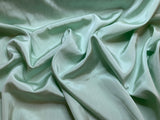 Mint Seafoam Green 100% Silk Dupioni Shantung Fabric