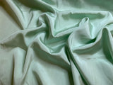 Mint Seafoam Green 100% Silk Dupioni Shantung Fabric