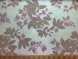 Hand Painted Berry Bunches Mint & Lavender China Silk HABOTAI Fabric