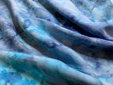 River Blue Watercolor Batik - Bali Batik Rayon Fabric