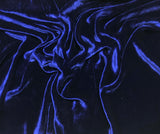 Royal Blue - Silk Velvet - 8"x36" Remnant