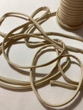 Beige Stretch Tubular Spaghetti Strap Cording Tubing Trim - 1/4" x 10 Yds