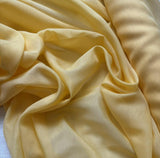 Goldenrod Yellow - Silk/Cotton Voile Fabric