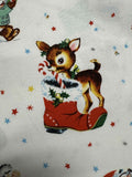 Jingle Bells by Riley Blake Lindsay Wilkes 100% Cotton Fabric Retro Christmas
