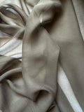 Taupe Brown - 8mm Silk Chiffon Fabric