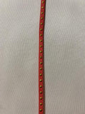 Red Gold Studded Faux Suede Leather Cording Cord Trim 3/16"x 5 Yards