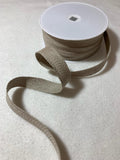 7/8" Linen Braid Ribbon Trim - Made in France