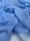 Cornflower Blue - Hand Dyed Soft Silk Organza