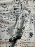 She Who Sews Gray Vintage by J Wecker Frisch Riley Blake Cotton Fabric