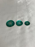 Italian Dyed Emerald Green Natural Shell MOP Pearl Button (3 Sizes to Choose From)