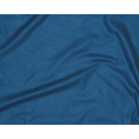 Remnant Sale 9"x22" - OCEAN TEAL Raw Silk NOIL Fabric