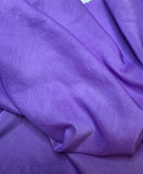 Purple - Hand Dyed Silk/Cotton Voile