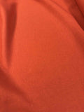 Burnt Orange Linen & Rayon Blend Fabric
