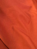 Burnt Orange Linen & Rayon Blend Fabric