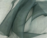 Blue Green Spruce - Hand Dyed Silk Organza