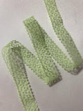 Vintage Light Green Lace Trim 7/8" wide x 2 Yards