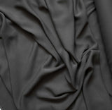 Dark Smoky Taupe - 18mm Silk Crepe Georgette Chiffon Fabric